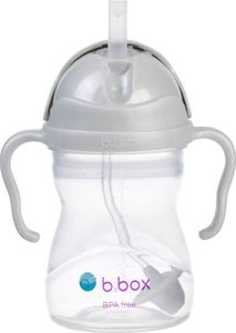 B.Box Bidon ze słomką 240 ml szary, b.box 2