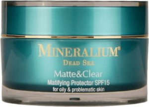 Mineralium Krem matujący ochronny z filtrem SPF15 50 ml 1