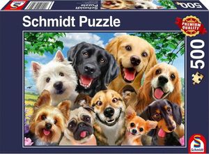 Schmidt Spiele Puzzle PQ 500 Psy robią selfie G3 1