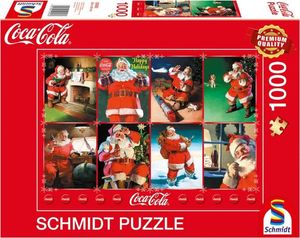 Schmidt Spiele Puzzle PQ 1000 Coca-Cola Święty Mikołaj G3 1