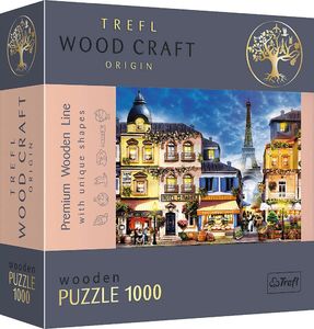Trefl Puzzle drewniane 1000 Francuska uliczka TREFL 1