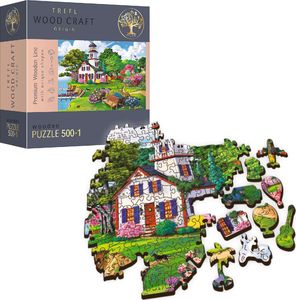 Trefl Puzzle drewniane 500+1 Letnia przystań TREFL 2