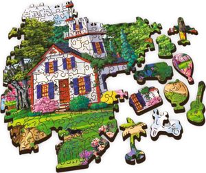 Trefl Puzzle drewniane 500+1 Letnia przystań TREFL 5