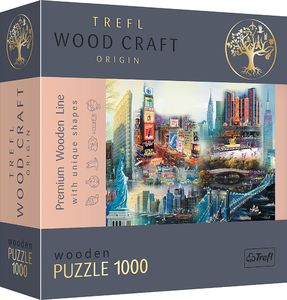 Trefl Puzzle drewniane 1000 Nowy Jork - kolaż TREFL 1