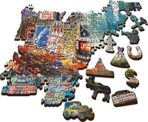 Trefl Puzzle drewniane 1000 Nowy Jork - kolaż TREFL 3