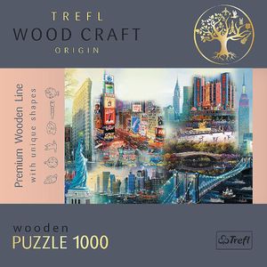 Trefl Puzzle drewniane 1000 Nowy Jork - kolaż TREFL 5