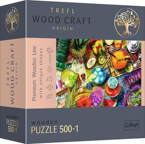 Trefl Puzzle drewniane 500+1 Kolorowe koktajle TREFL 1