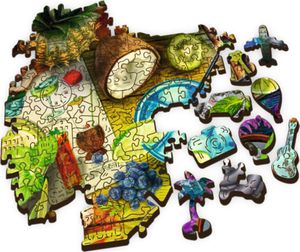 Trefl Puzzle drewniane 500+1 Kolorowe koktajle TREFL 5