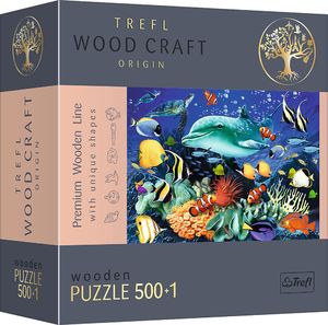 Trefl Puzzle drewniane 500+1 Morskie życie TREFL 1