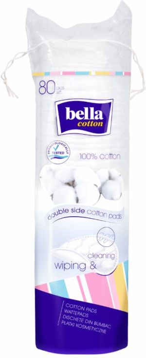 Bella Płatki Kosmetyczne Okrągłe Bella Cotton 80 szt. 1