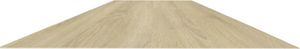 vidaXL Półki ścienne, 2 szt., dębowo-białe, 90 x 23,5 x 3,8 cm, MDF 6