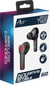 Słuchawki Art Slart Czerwone (AP-TW-G10) 7