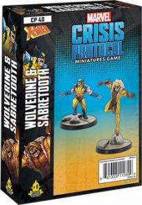 Atomic Mass Games Dodatek do gry Marvel: Crisis Protocol - Wolverine & Sabretooth 1