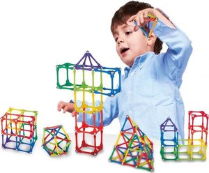 Woopie WOOPIE Klocki Magnetyczne Konstrukcyjne Układanka Kreatywna 110 el. 2