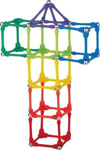 Woopie WOOPIE Klocki Magnetyczne Konstrukcyjne Układanka Kreatywna 110 el. 3