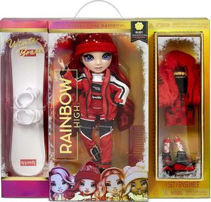 MGA Rainbow High Winter Break Fashion Doll- Ruby Anderson Czerwony 5