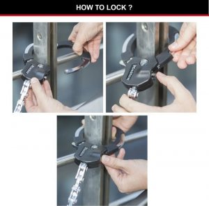 MasterLock Master Lock Street Cuff with Key long 8290EURDPRO 4