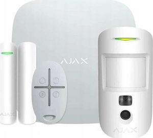 Ajax Zestaw alarmowy StarterKit Cam Plus Hub 2 Plus, MC, DP, SC biały 1