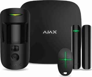 Ajax Zestaw alarmowy StarterKit Cam Hub 2, MC, DP, SpaceControl czarny 1