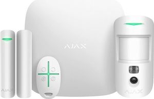 Ajax Zestaw alarmowy StarterKit Cam Hub 2, MC, DP, SpaceControl, biały 1