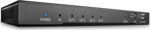 Lindy Lindy 38231 Rozdzielacz (przejściówka, spiltter) HDMI 4K UHD 4-portowy z audio, portem optycznym i analogowym 1