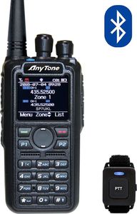Krótkofalówka AnyTone AnyTone AT-D878UV Plus z BlueTooth SP-DMR radiotelefon DMR + FM, MotoTRBO Tier I i II z obsługą 5 DMR ID i APRS 2