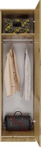 Topeshop SZAFA GARDEROBA DRZWI PÓŁKI SD-50 DĄB ARTISAN 4