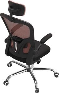 Krzesło biurowe Topeshop Dory Różowe 2