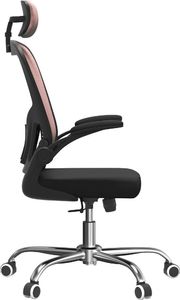 Krzesło biurowe Topeshop Dory Różowe 3