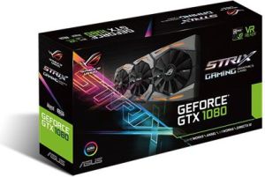 Karta graficzna Asus GeForce GTX1080 Advanced 8GB GDDR5X (256-Bit) DVI, 2xHDMI, 2xDP, BOX (STRIX-GTX1080-A8G-GAMING) 8