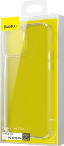 Baseus Baseus Simple Series Case przezroczyste żelowe etui iPhone 13 Pro Max przezroczysty (ARAJ000202) 5