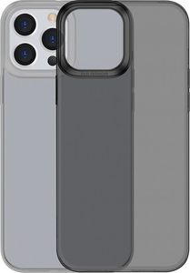 Baseus Baseus Simple Series Case przezroczyste żelowe etui iPhone 13 Pro Max czarny (ARAJ000501) 1