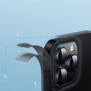 Baseus Baseus Simple Series Case przezroczyste żelowe etui iPhone 13 Pro Max czarny (ARAJ000501) 12