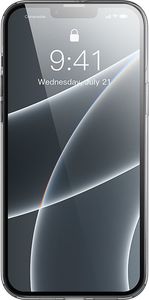 Baseus Baseus Simple Series Case przezroczyste żelowe etui iPhone 13 Pro Max czarny (ARAJ000501) 3