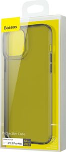 Baseus Baseus Simple Series Case przezroczyste żelowe etui iPhone 13 Pro Max czarny (ARAJ000501) 5