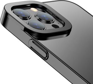 Baseus Baseus Glitter Case przezroczyste etui pokrowiec iPhone 13 Pro czarny (ARMC000101) 8