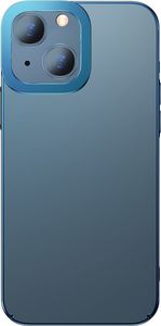 Baseus Baseus Glitter Case przezroczyste etui pokrowiec iPhone 13 niebieski (ARMC000603) 1