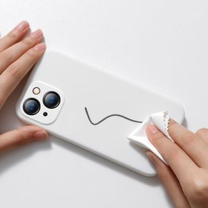 Baseus Baseus Liquid Gel Case silikonowe etui pokrowiec do iPhone 13 biały (ARYT000302) 11