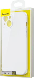 Baseus Baseus Liquid Gel Case silikonowe etui pokrowiec do iPhone 13 biały (ARYT000302) 5