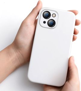 Baseus Baseus Liquid Gel Case silikonowe etui pokrowiec do iPhone 13 biały (ARYT000302) 10