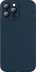 Baseus Baseus Liquid Gel Case silikonowe etui pokrowiec do iPhone 13 Pro niebieski (ARYT000703) 1
