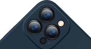 Baseus Baseus Liquid Gel Case silikonowe etui pokrowiec do iPhone 13 Pro niebieski (ARYT000703) 13