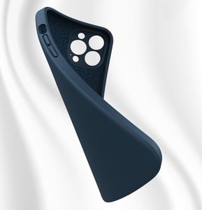 Baseus Baseus Liquid Gel Case silikonowe etui pokrowiec do iPhone 13 Pro niebieski (ARYT000703) 14