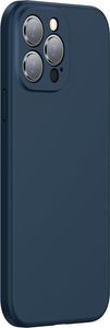 Baseus Baseus Liquid Gel Case silikonowe etui pokrowiec do iPhone 13 Pro niebieski (ARYT000703) 3