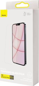 Baseus Baseus 0,3mm Tempered Glass 2x szkło hartowane do iPhone 13 Pro / iPhone 13 przezroczysty (SGBL020102) 8