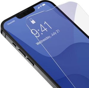 Baseus Baseus 2x szkło hartowane 0,3 mm Anti Blue Light iPhone 13 Pro / iPhone 13 (SGBL020402) (case friendly) 9