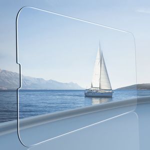 Baseus Baseus 2x szkło hartowane 0,3 mm Anti Blue Light iPhone 13 Pro / iPhone 13 (SGBL020402) (case friendly) 10