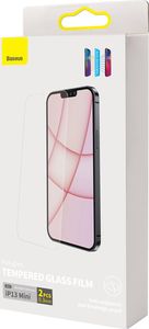 Baseus Baseus 2x szkło hartowane 0,3 mm Anti Blue Light iPhone 13 mini (SGBL020302) (case friendly) 5
