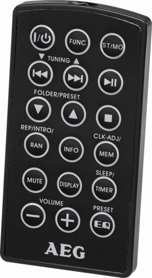 Radioodtwarzacz AEG SR 4367 AUX, USB, Bluetooth, pilot, IP44 (odporność na pył) 2