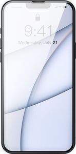 Baseus Baseus 0,3mm Full Screen Glass 2x szkło hartowane do iPhone 13 Pro Max na cały ekran z ramką czarny (SGQP010201) 3